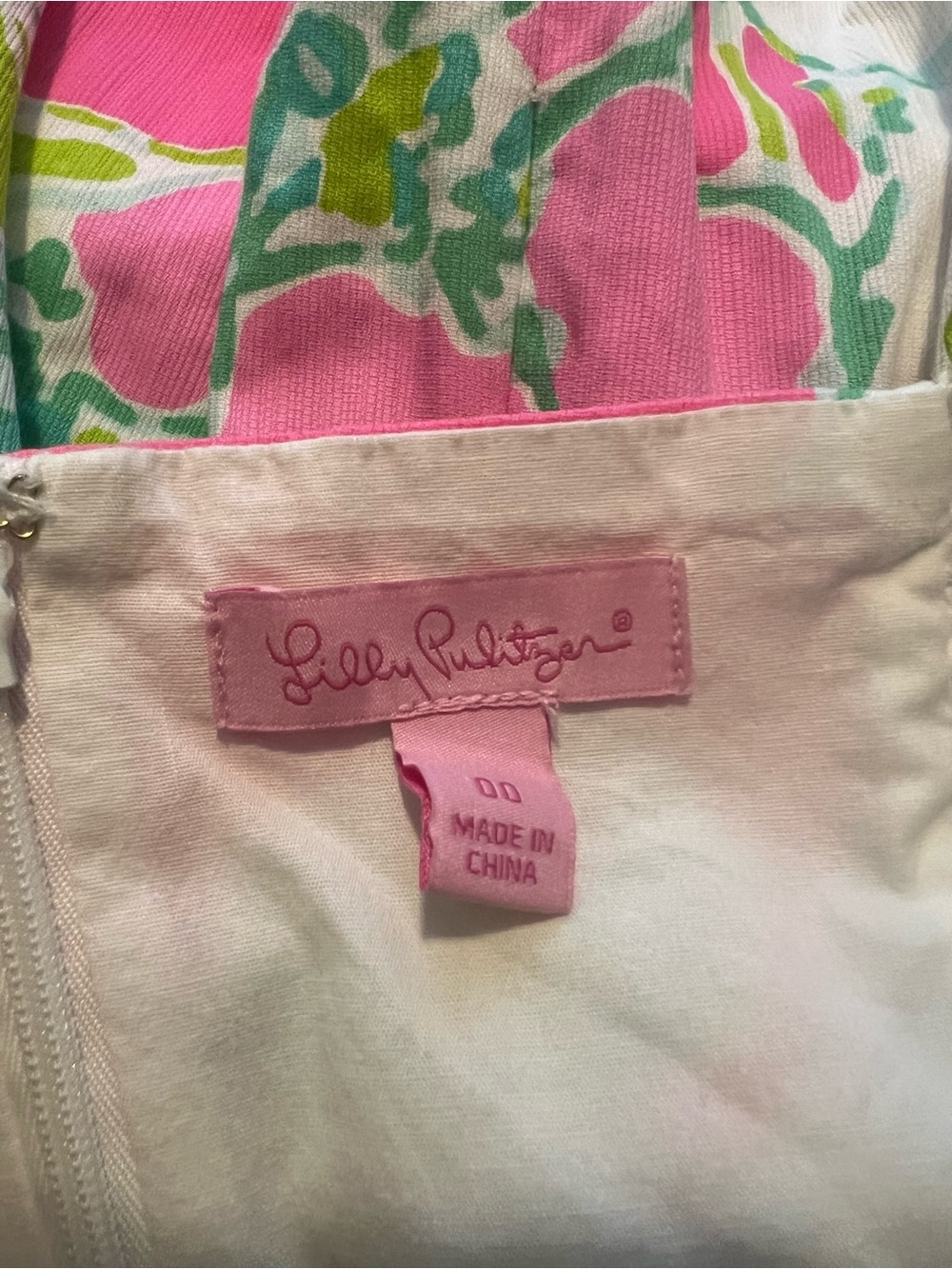 Lilly Pulitzer Jesse Skort Romper Tropical Seersucker Ricrac Trim Sweetheart 00 - Picture 3 of 3
